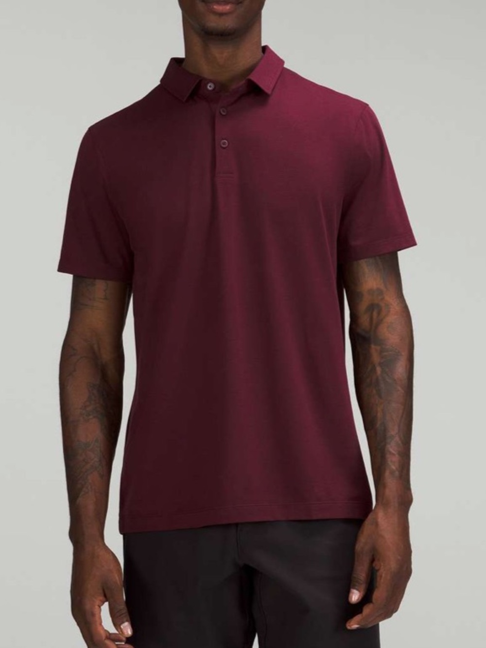 Lululemon Cassis Evolution Short Sleeve Polo Shirt